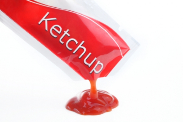Scapa de ketchup
